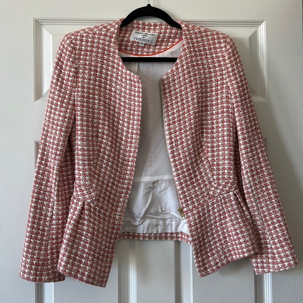 Colorful Helene Berman Peplum Blazer